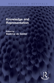 Buy Knowledge and Representation
