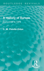 Buy A History of Europe
