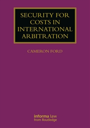 Buy Security for Costs in International Arbitration