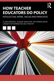 Buy How Teacher Educators Do Policy