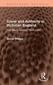 Buy Crime and Authority in Victorian England