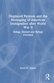 Buy Displaced Persons and the Reshaping of American Immigration after World War II