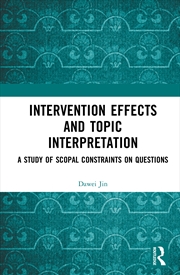 Buy Intervention Effects and Topic Interpretation