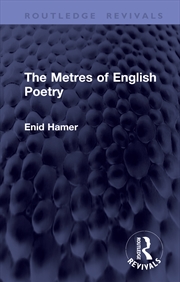 Buy The Metres Of English Poetry