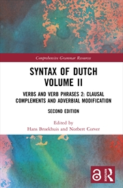 Buy Syntax of Dutch Volume II