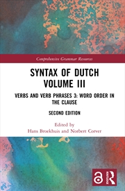 Buy Syntax of Dutch Volume III