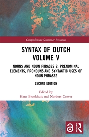 Buy Syntax of Dutch Volume V