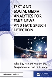 Buy Text and Social Media Analytics for Fake News and Hate Speech Detection