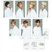 Buy Bts - Bts X Vt Photocard Set With Printed Signature (7Ea) White Ver