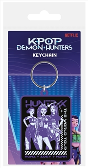 Buy KPop Demon Hunters - Huntrix Purple - Moulded Keyring