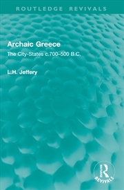 Buy Archaic Greece