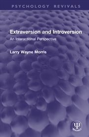 Buy Extraversion and Introversion