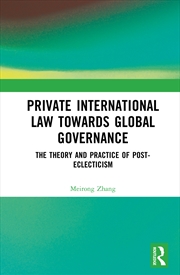 Buy Private International Law Towards Global Governance