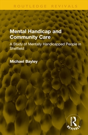 Buy Mental Handicap and Community Care