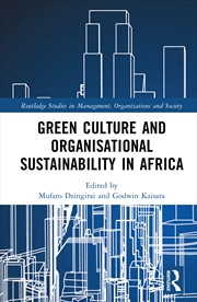 Buy Green Culture and Organisational Sustainability in Africa