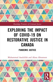 Buy Exploring the Impact of COVID-19 on Restorative Justice in Canada