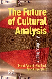 Buy The Future of Cultural Analysis
