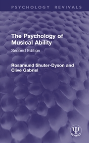 Buy The Psychology of Musical Ability