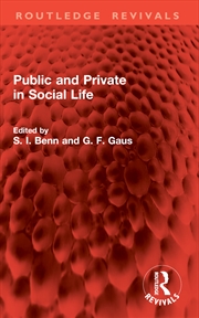 Buy Public and Private in Social Life