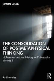 Buy The Consolidation of Postmetaphysical Thinking