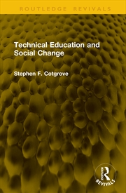 Buy Technical Education and Social Change