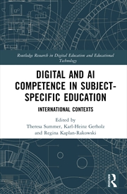 Buy Digital and AI Competence in Subject-Specific Education
