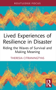 Buy Lived Experiences of Resilience in Disaster