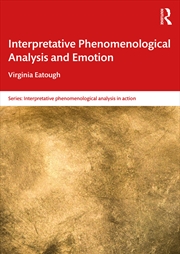 Buy Interpretative Phenomenological Analysis and Emotion