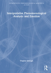 Buy Interpretative Phenomenological Analysis and Emotion