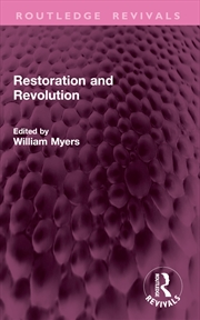 Buy Restoration and Revolution