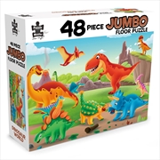 Buy 48 Piece Jumbo Puzzle Dinosaur World