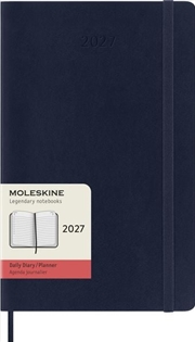 Buy Moleskine Classic 12 Month 2027 Daily Planner, Soft Cover, Large (5" x 8.25"), Sapphire Blue, 400 pa