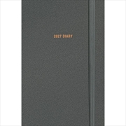 Buy Charcoal Soft Touch A7 Diary 2027
