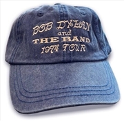 Buy Bob Dylan and The Band - 1974 Tour Limited Edition - Unstructured Hat - Pigment Dyed Blue