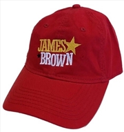 Buy James Brown - Unstructured Hat - Red