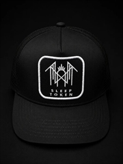 Buy Sleep Token - Embroidery Patch & Screen Print - 5 Panel Trucker Hat - Black