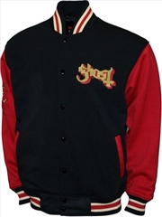 Buy Ghost - Logo - Varsity Fleece Jacket - XL Black