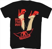 Buy Aerosmith - Walk This Way T-Shirt - XL Black