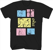 Buy A-ha - Tour Take On Me T-Shirt - Medium Black