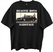 Buy Beastie Boys - Sabatoge - Giant Vintage - T-shirt - 2X Large - Limo Black