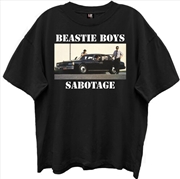 Buy Beastie Boys - Sabatoge - Giant Vintage - T-shirt - Small - Limo Black