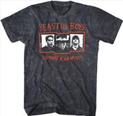 Buy Beastie Boys - So What Cha Want T-Shirt - Medium Black Mineral Wash