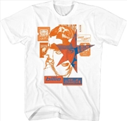 Buy Billie Eilish - Hit Me Hard and Soft Star Face - 100% Ecomax T-shirt - Medium - White