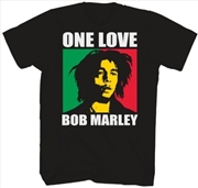 Buy Bob Marley - One Love T-Shirt - Small Black