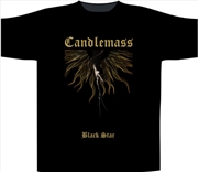 Buy Candlemass - Black Star - T-Shirt - Large (Black)