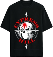 Buy Cypress Hill - Southgate Compass - T-Shirt - Large (Black)