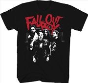 Buy Fall Out Boy - Punk Scratch T-Shirt - XL Black 