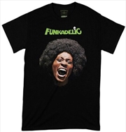 Buy Funkadelic - Maggot Brain Album Cover - Heavy Cotton T-Shirt - XL Black