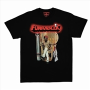Buy Funkadelic - Uncle Jam Peacock Chair - Heavy Cotton T-Shirt - Large Black