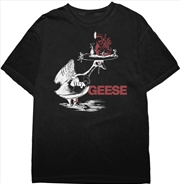 Buy Geese - Head on Platter - T-Shirt - 2XL (Black)